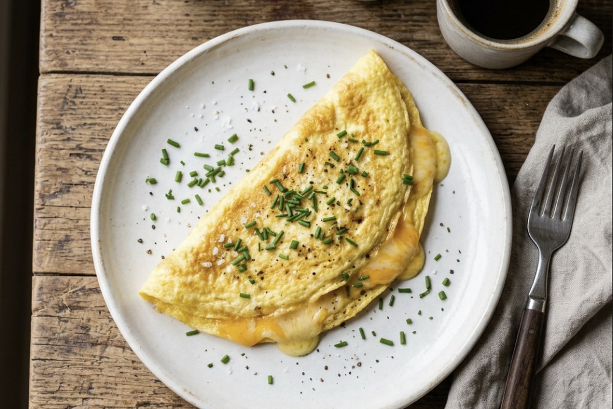 Simple Egg Omelette Recipe
