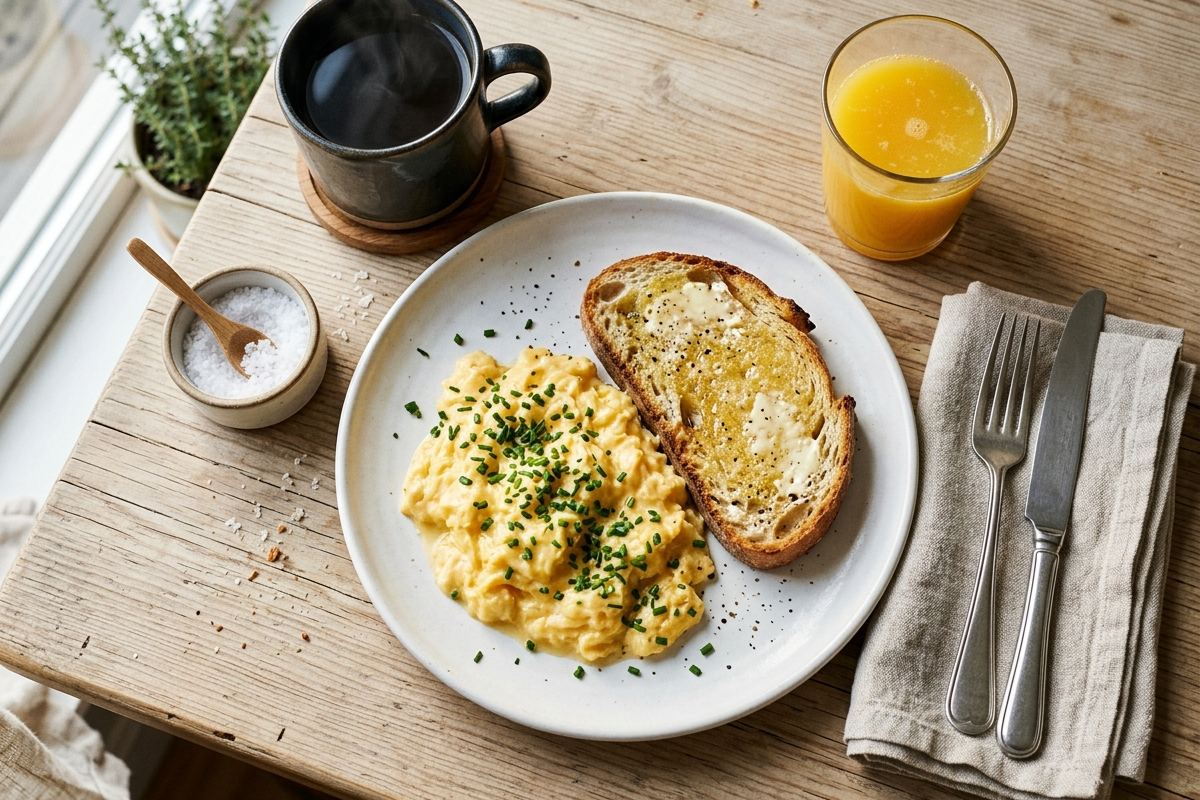 Recipe For Perfect Scrambled Eggs (5-Min) – Creamy & Low-and-Slow