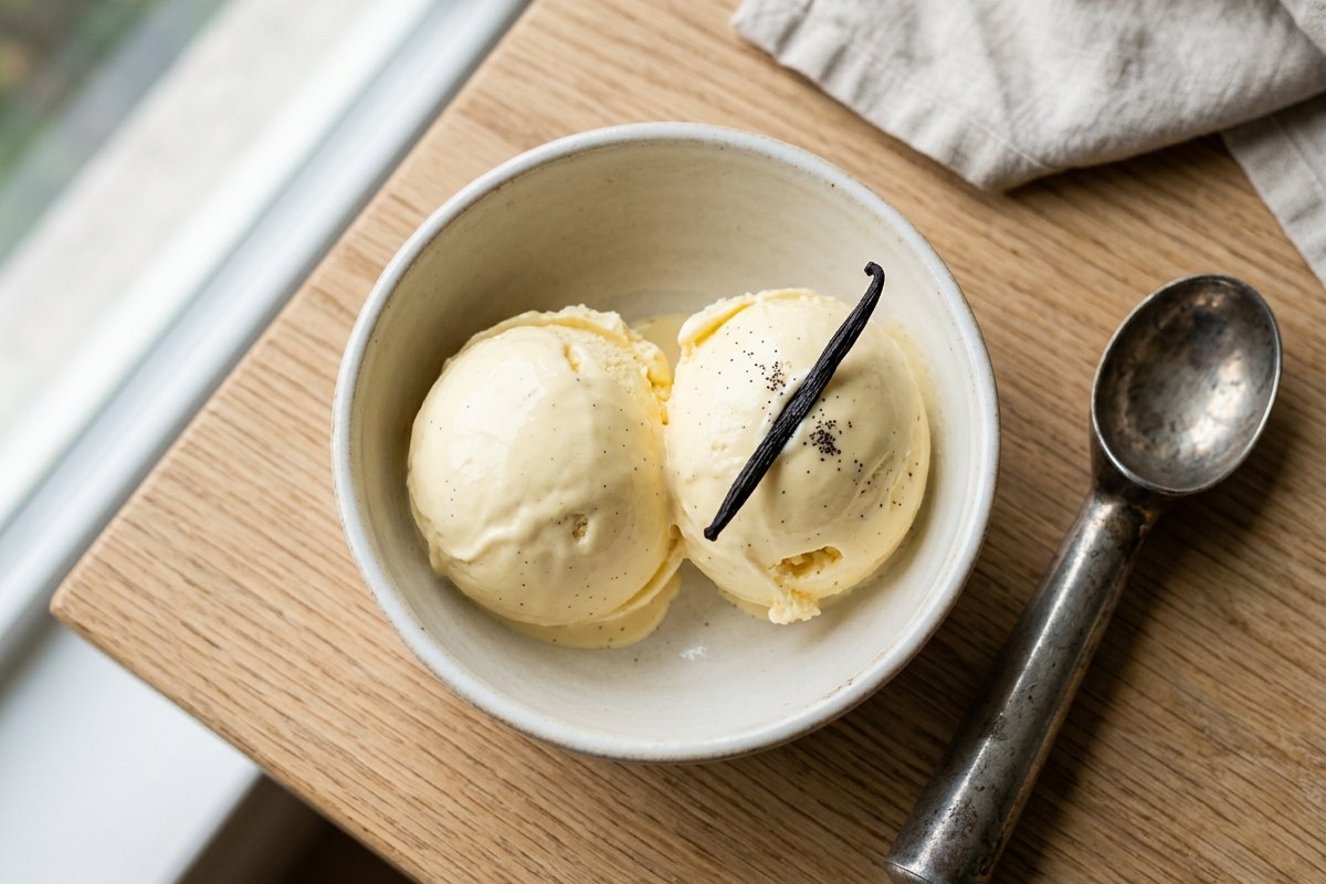 French Ice Cream Recipe (25-Min Churn) – Classic & Custard-Churned