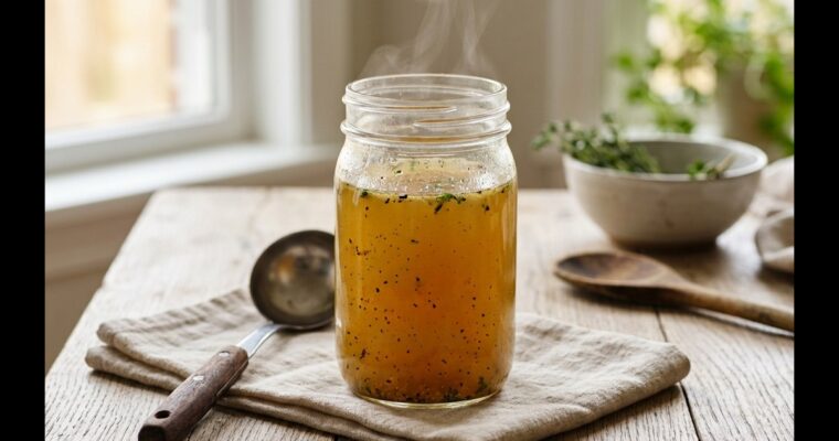 Instant Pot Chicken Bone Broth (Rich & Easy)