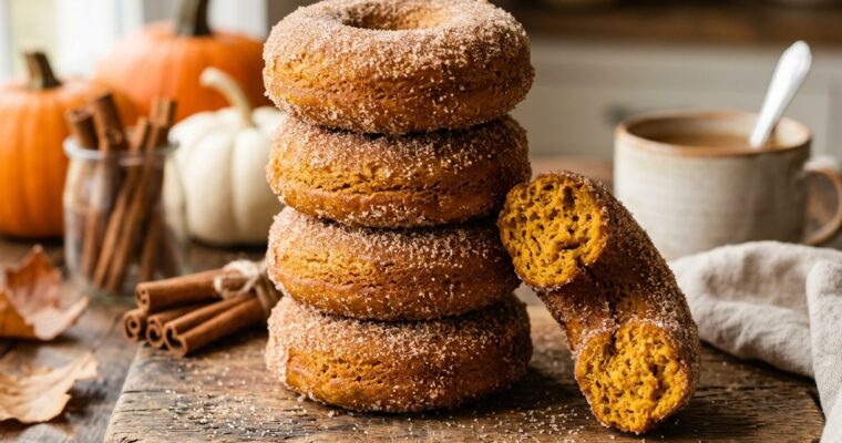 Baked Pumpkin Donut Recipe (20-Min Bake) – Easy & Spiced