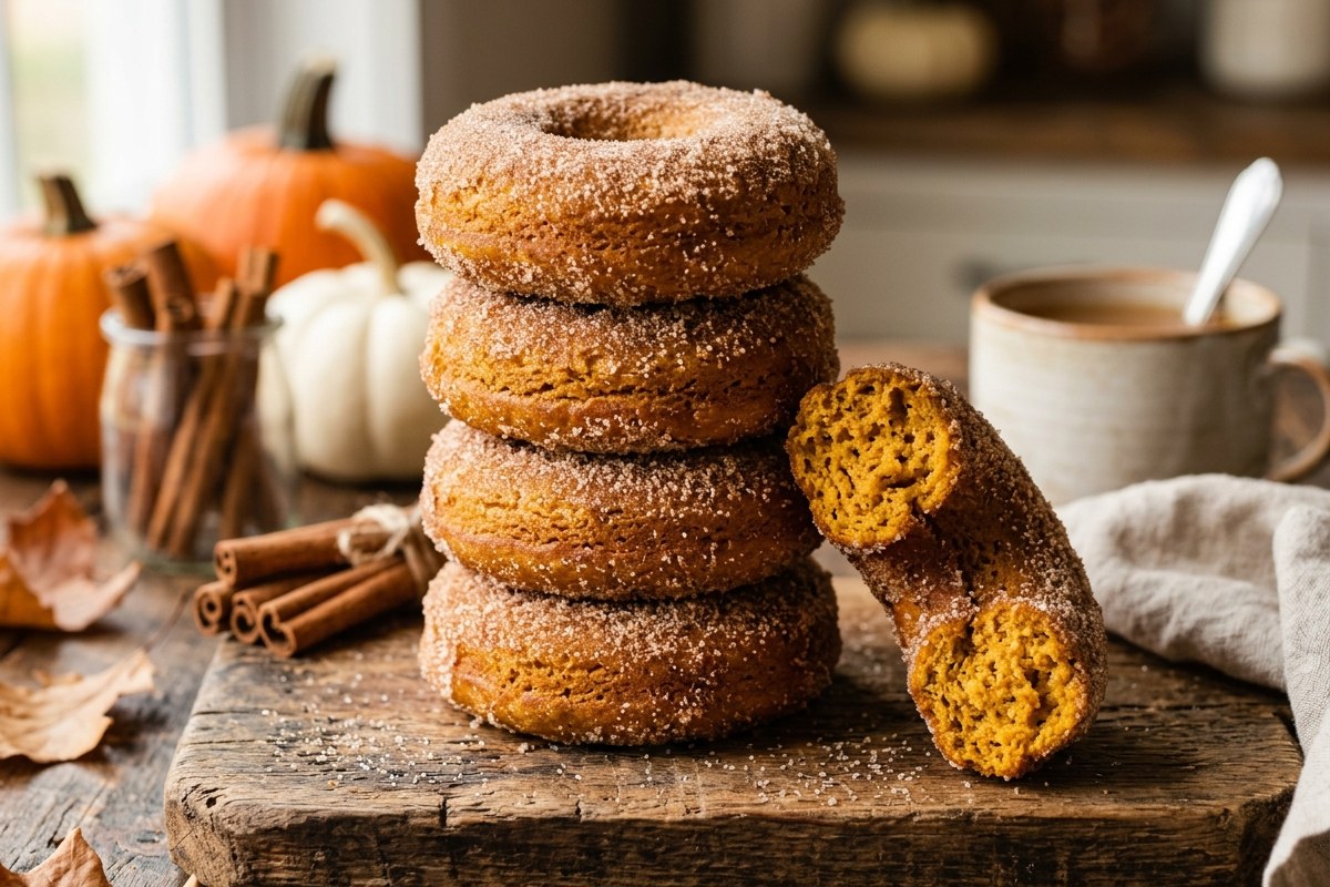 Baked Pumpkin Donut Recipe (20-Min Bake) – Easy & Spiced