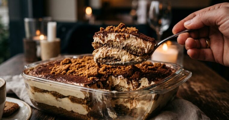 Biscoff Tiramisu Recipe (4-Hr incl. Chilling) – Easy & No-Bake
