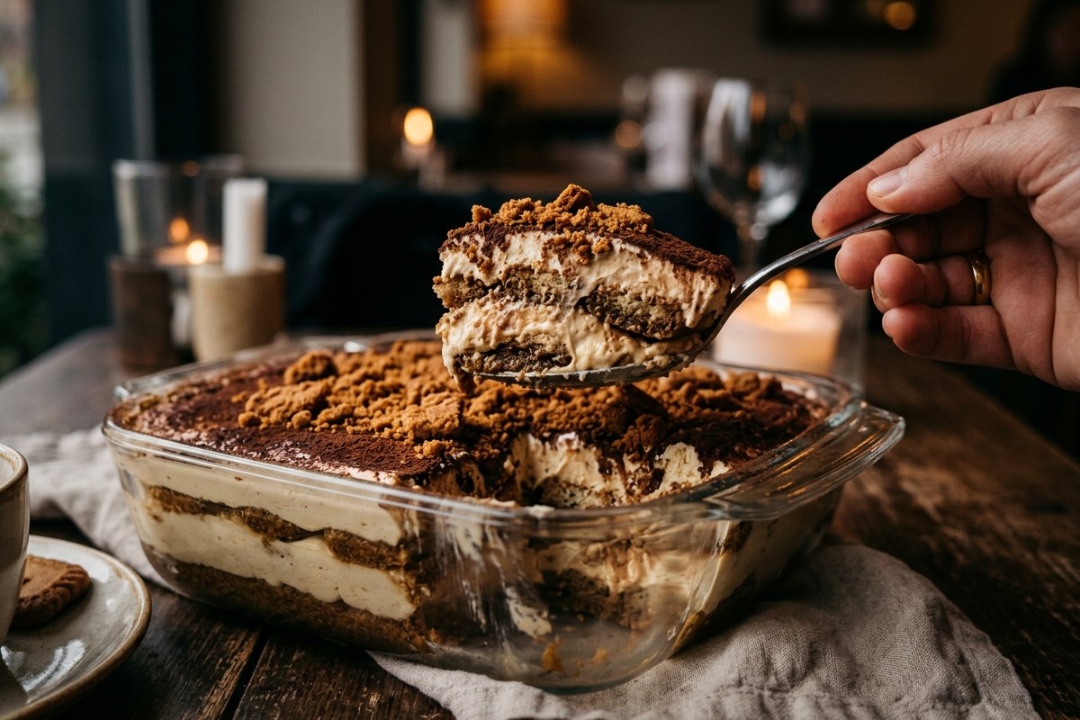 Biscoff Tiramisu Recipe (4-Hr incl. Chilling) – Easy & No-Bake