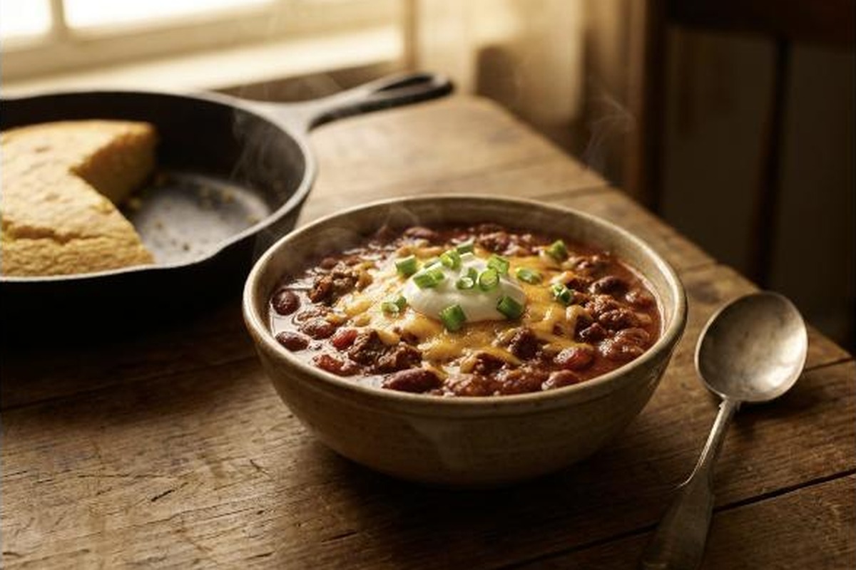 Chili with Tomato Juice Recipe (1-Hr) – Easy & Hearty