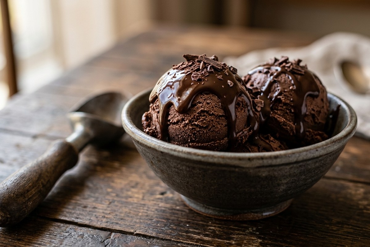 Chocolate Ice Cream Recipe (35-Min Custard) – Rich & Custard-Based