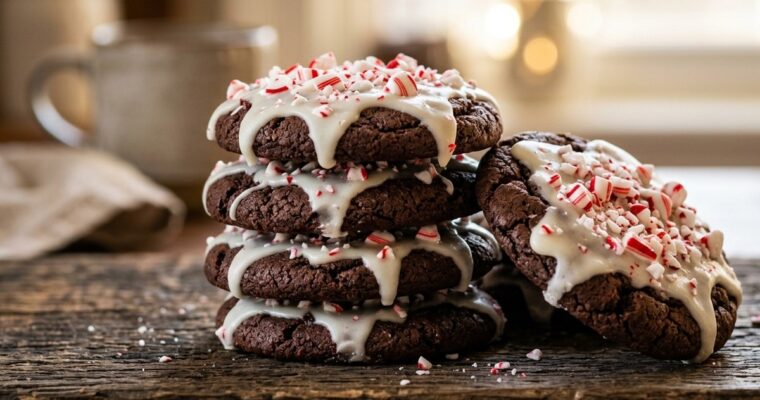 Chocolate Peppermint Cookies Recipe (45-Min) – Fudgy & Festive