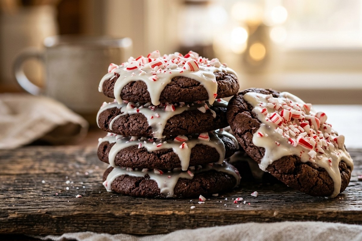 Chocolate Peppermint Cookies Recipe (45-Min) – Fudgy & Festive