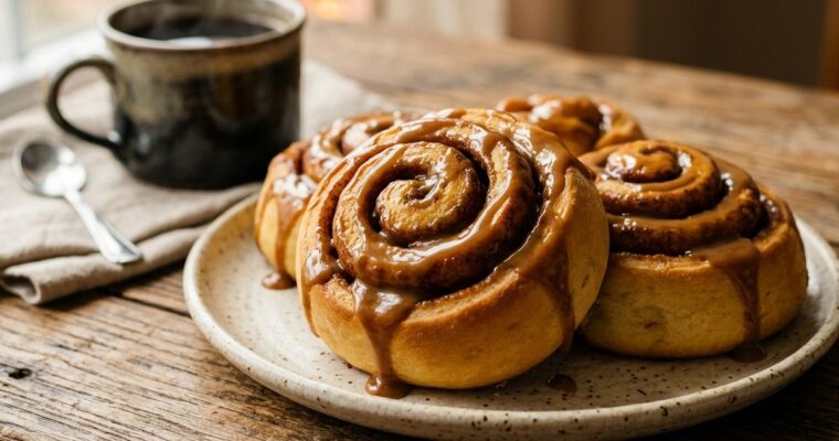 Coffee Roll Recipe (2.5-Hr incl. Rising) – Soft & Glazed