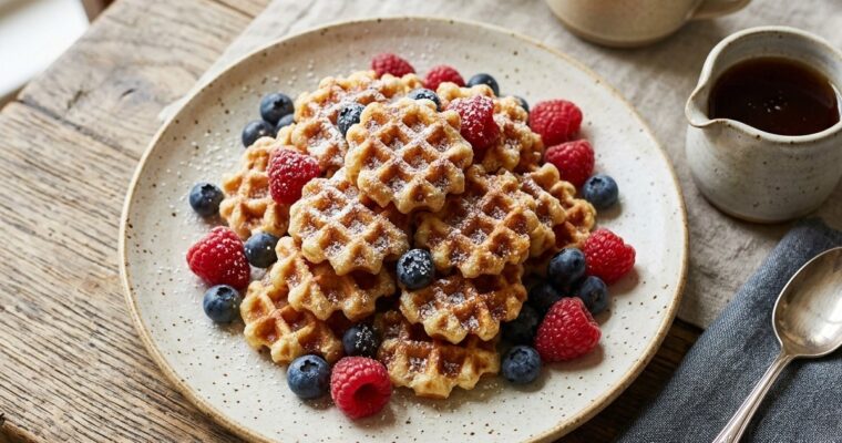 Crispy Mini Waffle Recipe