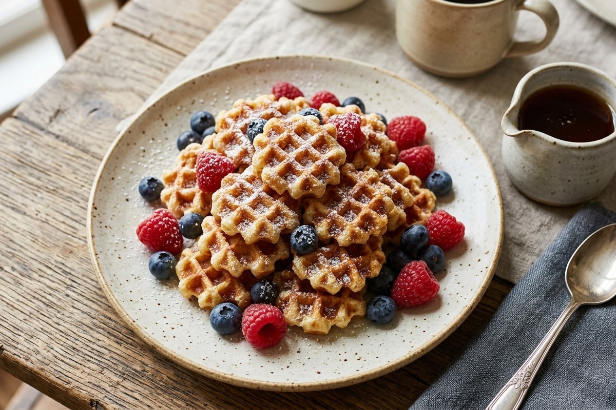 Crispy Mini Waffle Recipe