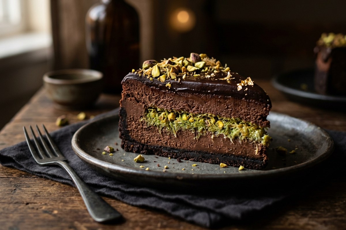 Dubai Chocolate Cheesecake Recipe (1-Hr Bake) – Easy & Crunchy