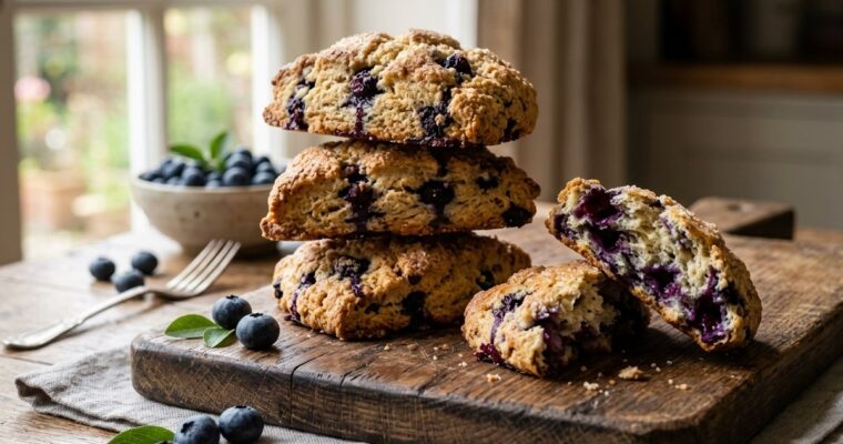 Gluten Free Blueberry Scones Recipe (40-Min) – Easy & Flaky