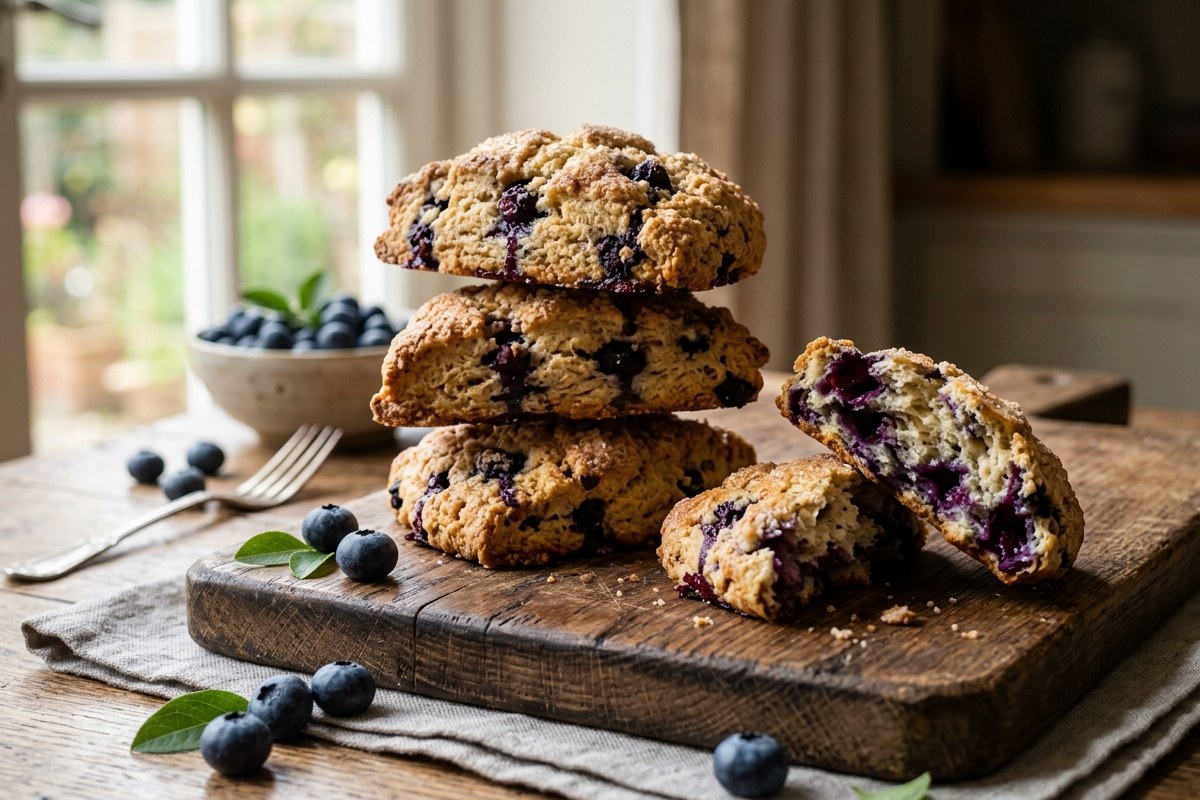 Gluten Free Blueberry Scones Recipe (40-Min) – Easy & Flaky