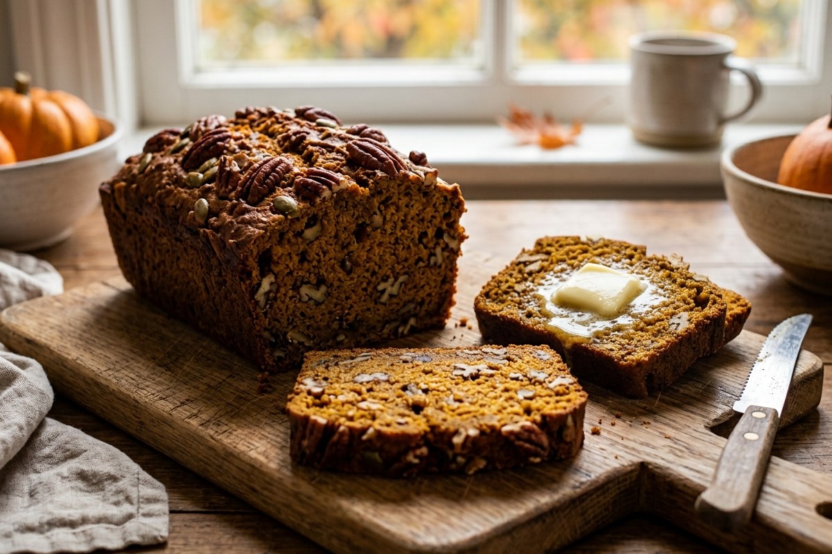 Gluten Free Pumpkin Loaf Recipe (1-Hr Bake) – Easy & Moist
