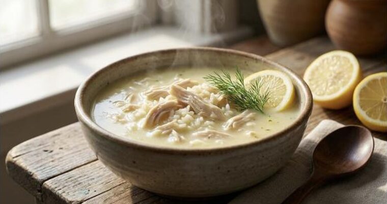 Greek Lemon Chicken Soup Recipe (45-Min) – Comforting