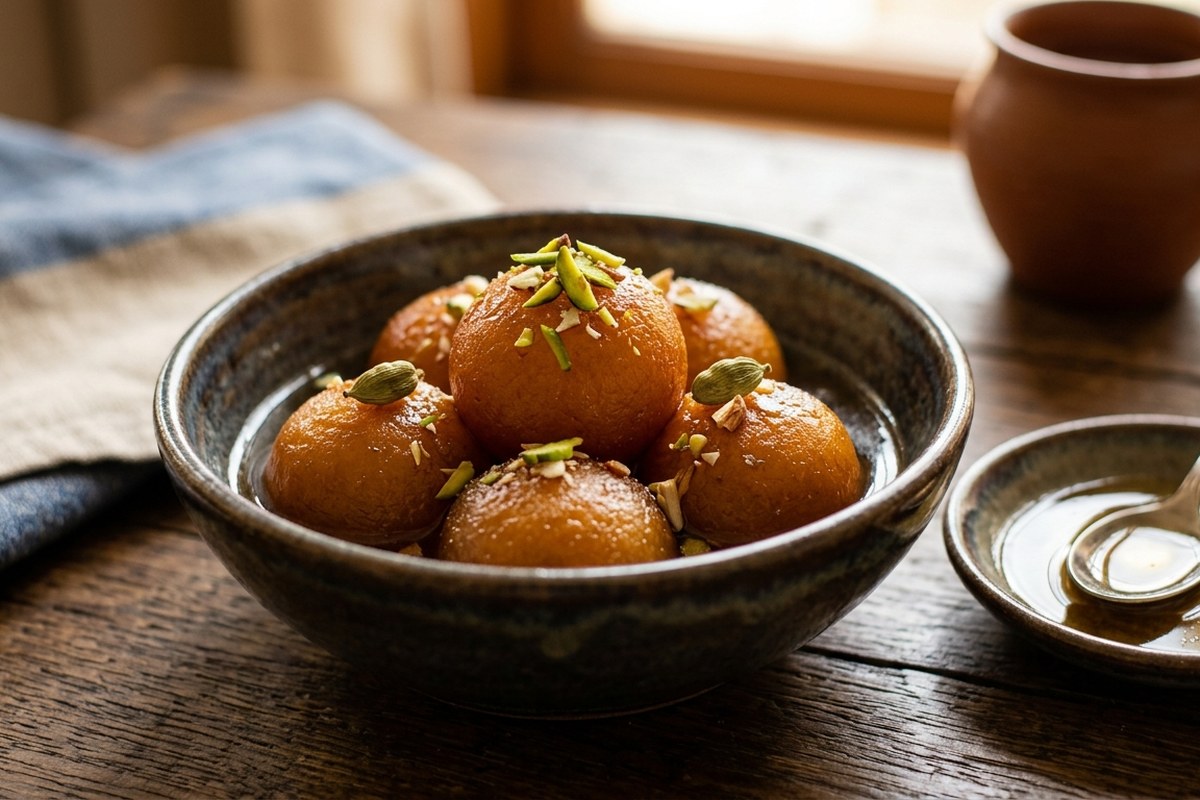 Gulab Jamun Recipe (45-Min From Scratch) – Syrupy & From Scratch