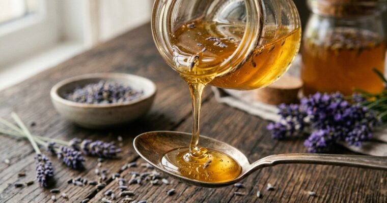 Lavender Honey Syrup Recipe (30-Min Steep) – Floral & Two-Ingredient