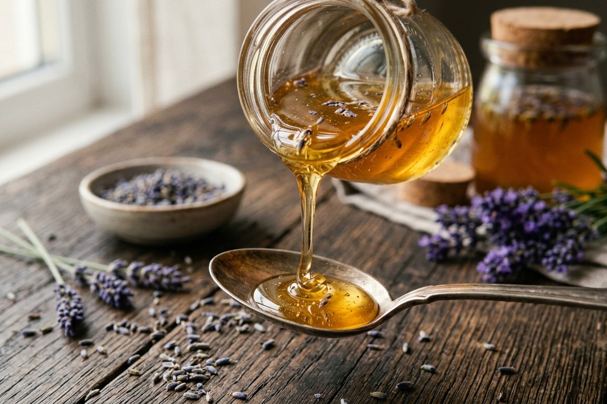 Lavender Honey Syrup Recipe (30-Min Steep) – Floral & Two-Ingredient