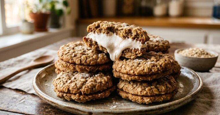 Homemade Oatmeal Cream Pies Recipe (40-Min) – Easy & Chewy