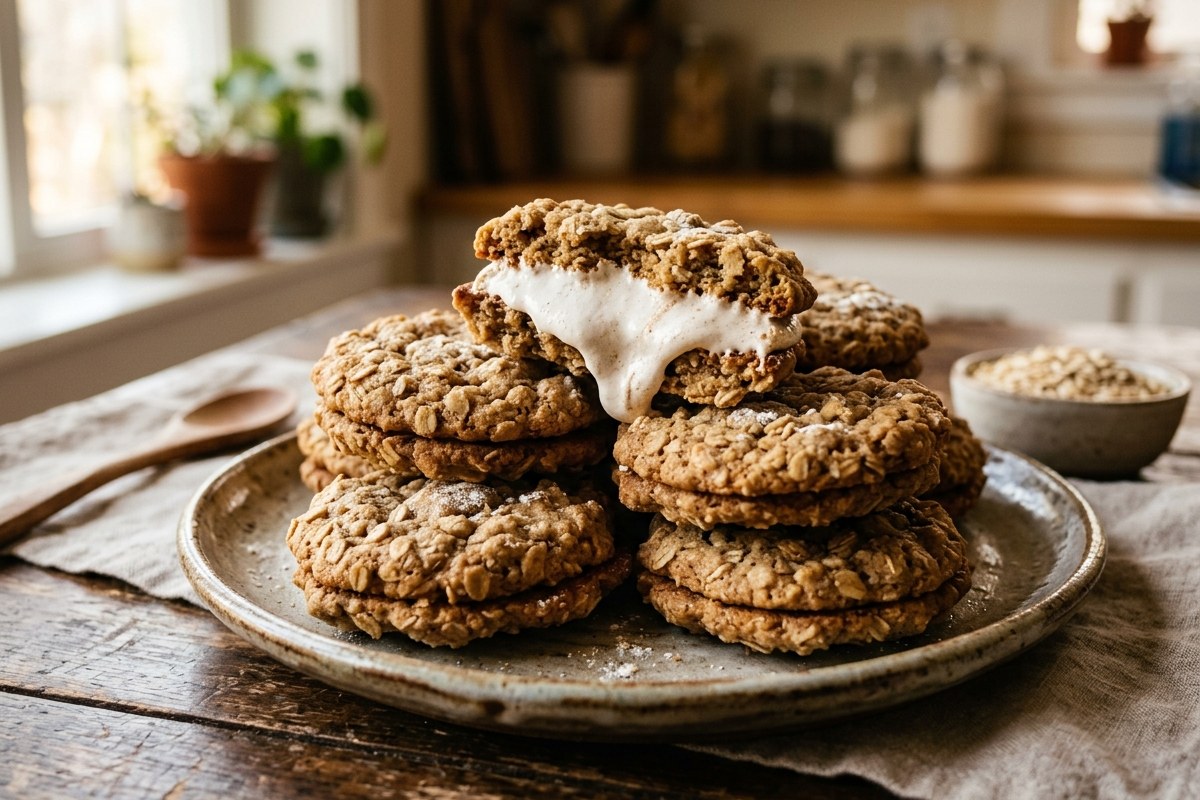 Homemade Oatmeal Cream Pies Recipe (40-Min) – Easy & Chewy