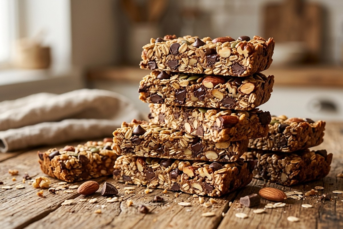 Protein Granola Bar Recipe (No-Bake) – Quick & Protein-Packed