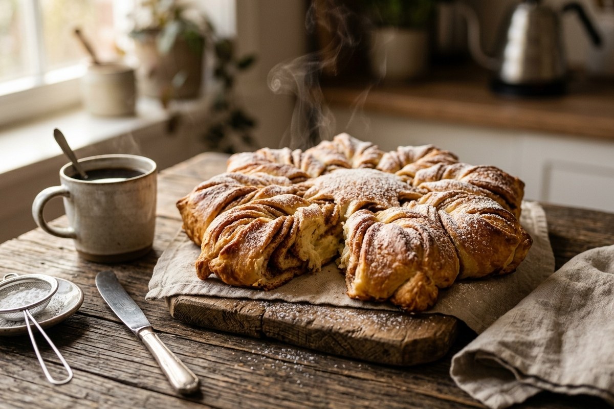 Star Bread Recipe (3-Hr incl. Rising) – Easy & Impressive